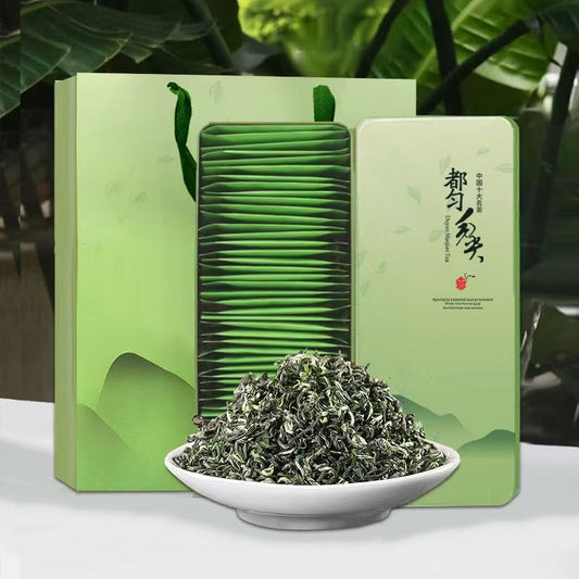 2025手工毛尖新茶浓香型茶叶绿茶独立小包装高档礼盒3g*30袋